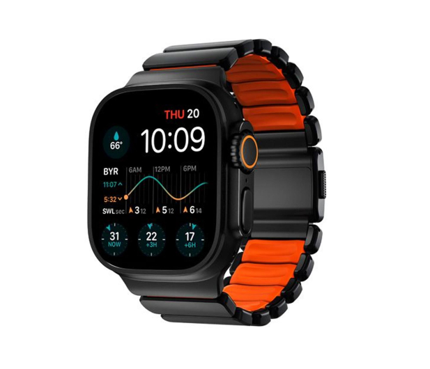 Nomad Stratos Band FKM Apple Watch 45/46/49mm black titanium - 1418393 - zdjęcie